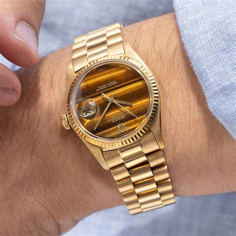 datejust tiger's eye dial